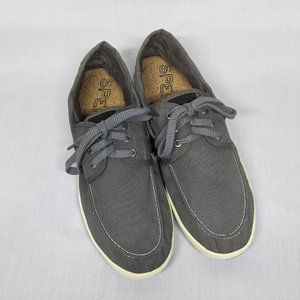 Sperry Top-Sider Grey Cloth Men's Size 9.5